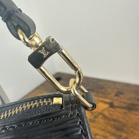 Louis Vuitton Black Epi Leather Mini Papillon Accessories Pouch - Picture 6 of 12